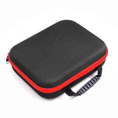Hard Tool Storage Case PU EVA Electric Drill Grinder Storage Bag with Mesh Pocket and Rubber Handle