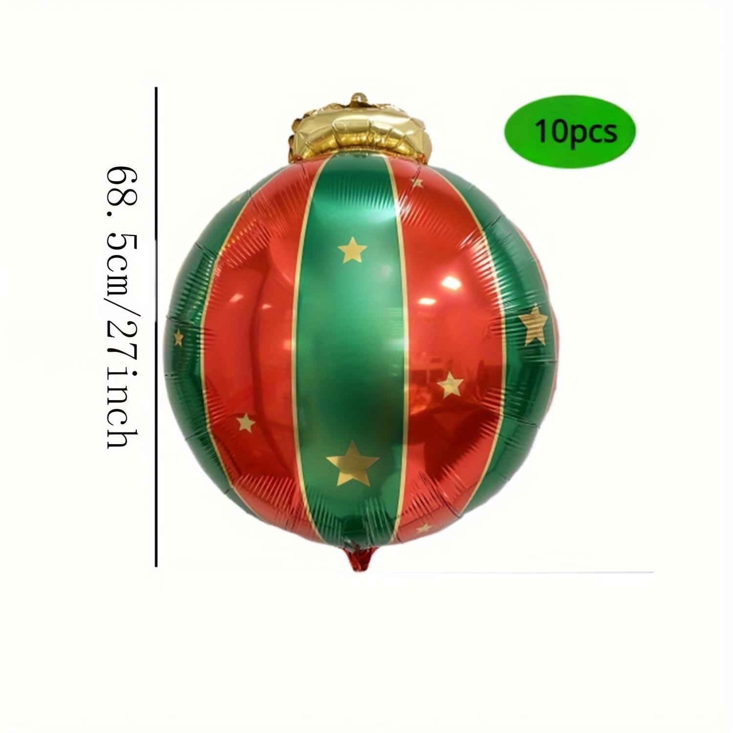 

Набор из 10 рождественских подвесных шаров диаметром 27 дюймов — подходит для праздничных вечеринок, свадеб, дней рождения и украшения помещений