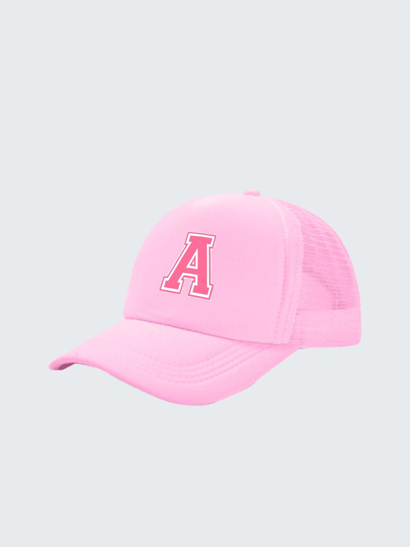 Alphabet Sun Hat Men And Women Couple Embroidery Alphabet Fashion Street Baseball Cap