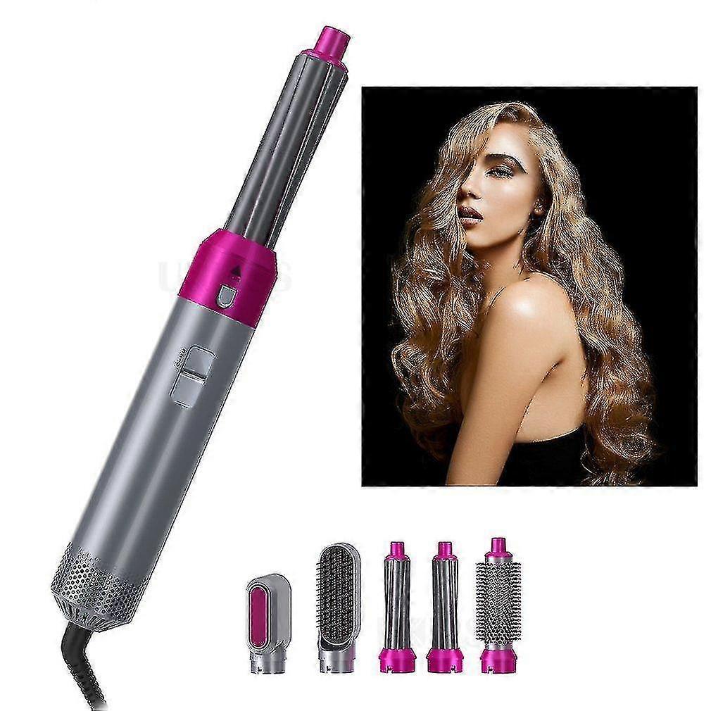 Hair Dryer Brush, Ionic Blow Dryer Brush with Rotating Comb, Volumizing Hot Air Brush for Straightening & Curling, Professional Salon Hair Blower