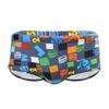 UXH Herren Europäische & Amerikanische Handbemalte Graffiti Low-Rise Badehose: Sexy Lässige Strandshorts