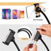 Makeup Light Ring 2 in 1 with LED Selfie Ring Light With Long Arm Lazy Mobile Phone Holder For Video Bloggers Live Stream