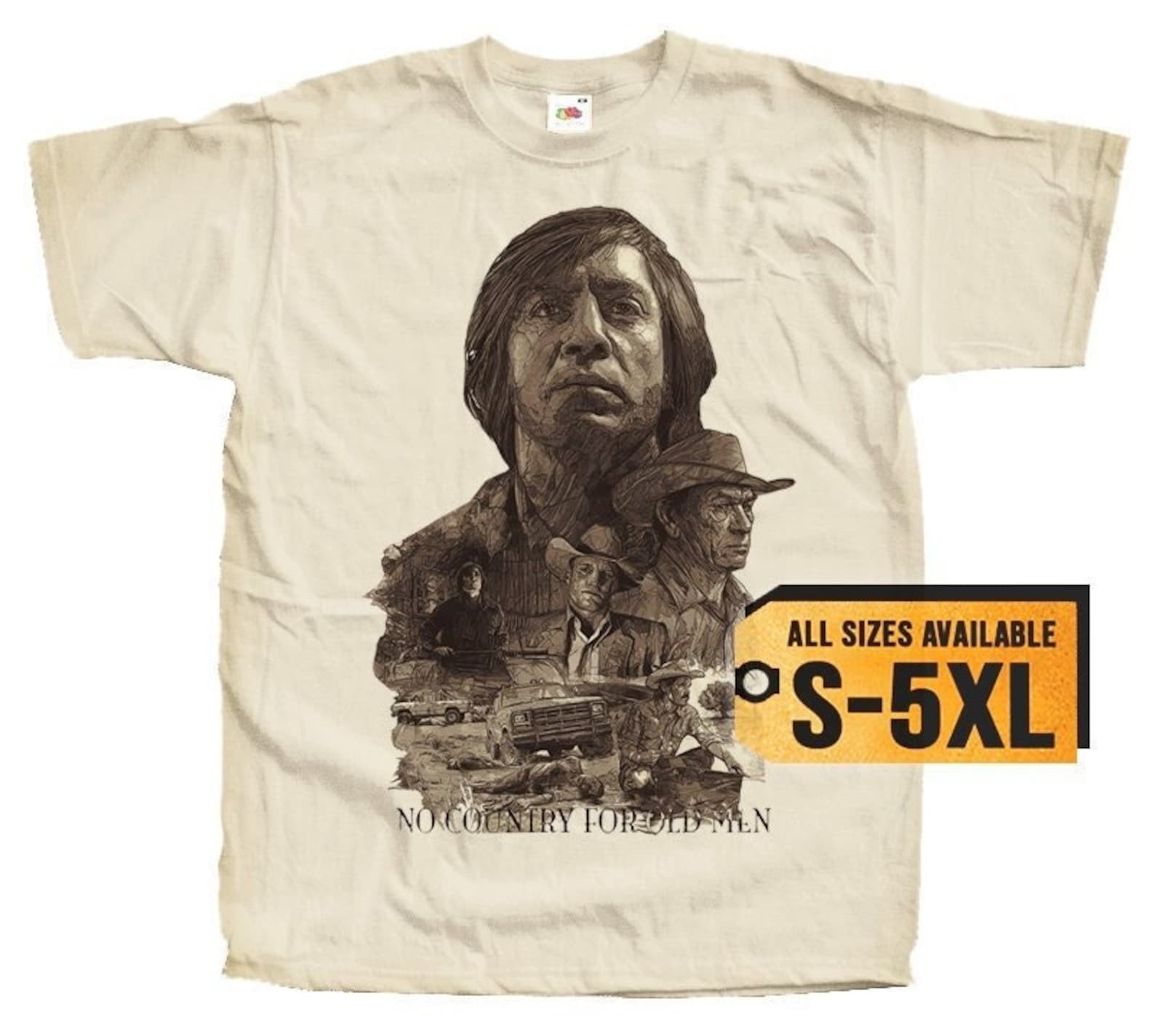 No Country for Old Men V1 Poster Men T-Shirt all sizes S-5XL XL
