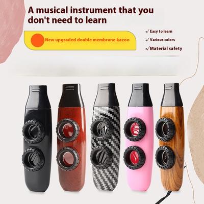 Ein Instrument, das gespielt werden kann, ohne dass man lernen muss, einen Lebensgefährten zu spielen. Kazoo