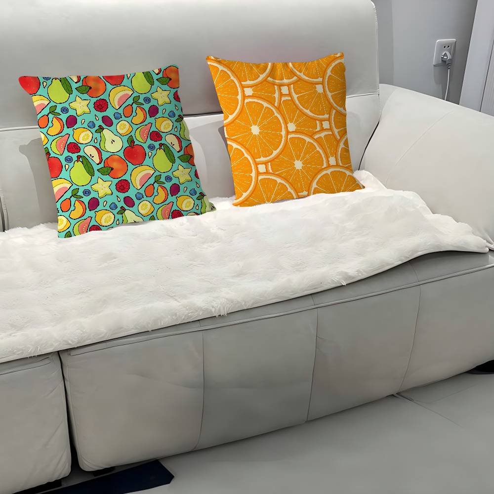 Art Fruit Pillowcases Home Bedding Decorative Pillow Cover Wedding Super Soft Pillow Case