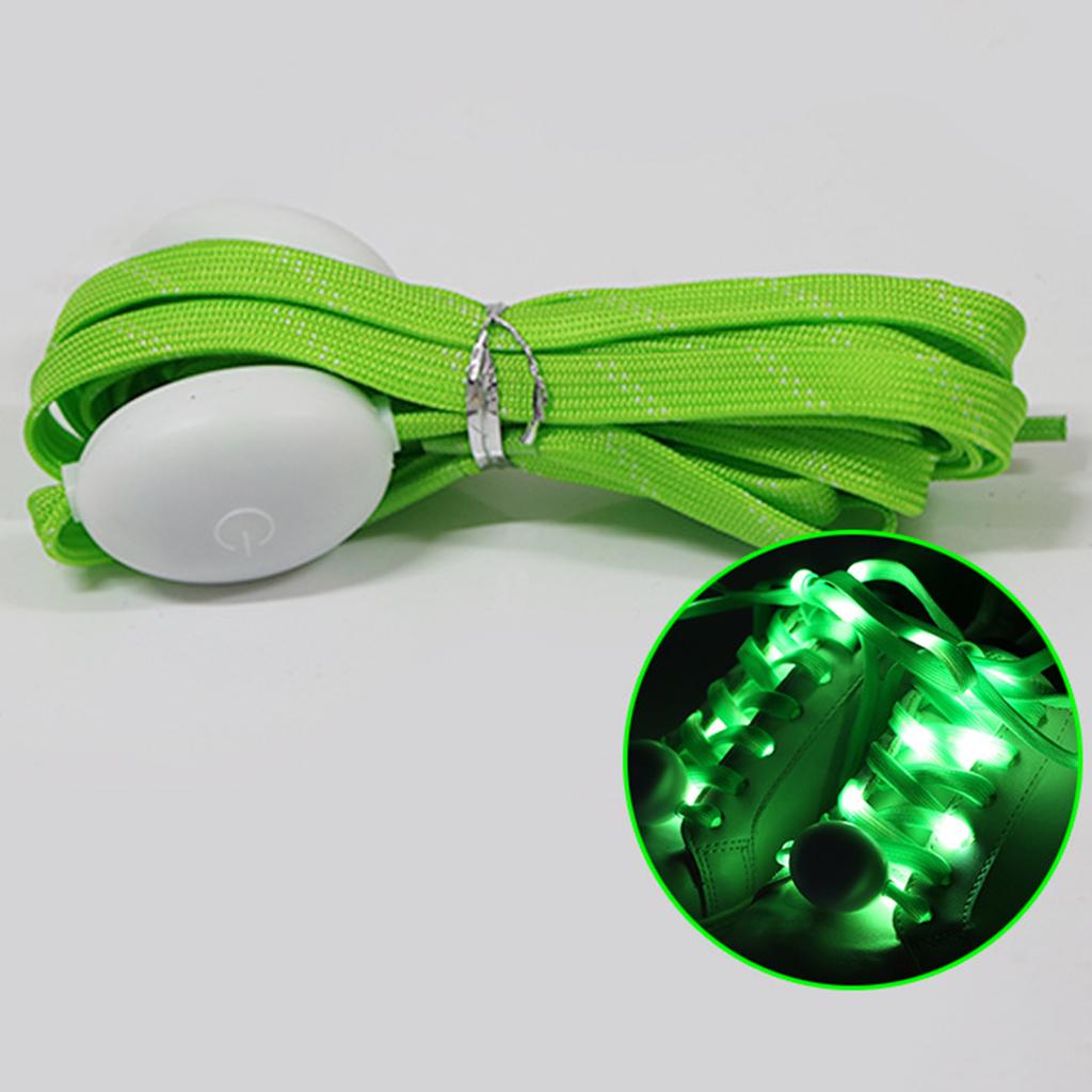 LED Light Up Shoe Laces Glow Shoe Strings Flash Light Shoelaces Running, Dancing, Party Decor