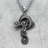 Cross Pendant Dragon Crucifixo Men Necklace Chain Religion Rock Punk Rap for Biker Male Jewelry Gift