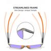 Flexible TR90 Blue Light Blocking Glasses Women Men Vintage Spring Hinge Optical Spectacle Eyeglasses Retro Computer Goggles