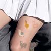 Cartoon Cute Alpaca Series Tattoo Stickers Waterproof Party Gift Funny Face Stickers