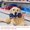 Natural Rubber Dog Dumbbell Toy For Large Breeds – Interactive Food Dispensing Puzzle Toy For Teeth Cleaning, Chewing, Mental Stimulation, Boredom