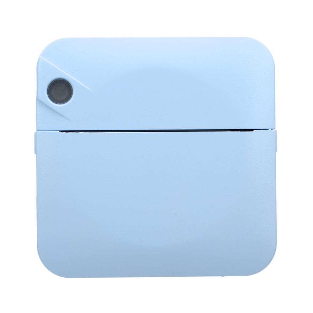 Mini Thermal Printer Bluetooth Inkless Portable Printer Pocket Label Maker with APP for DIY Photos Study Notes Blue