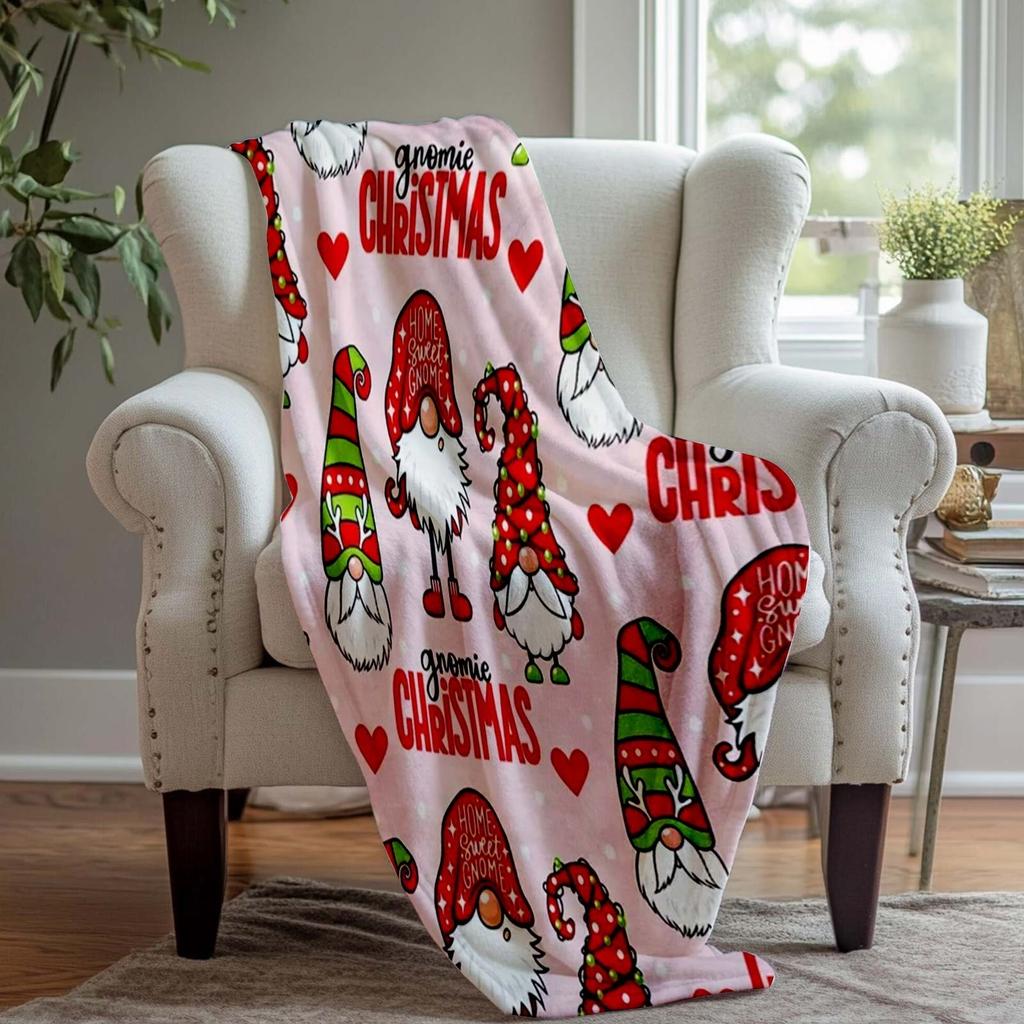 Weihnachtsgrüne Decke Flanelldecke Cartoon-Decke