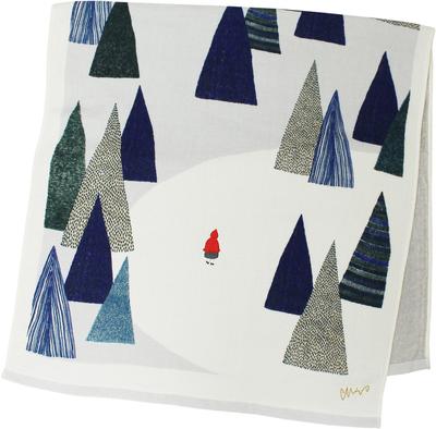 Kusunokibashi Monori Morita MiW Little Red Riding Hood Bath Towel Navy 60 X 120cm A-64786-11-KON