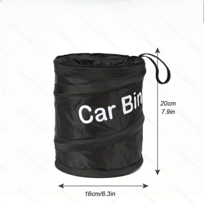 Spot Mini Car Supplies Foldable Car Trash Can Sundries Storage Bin Inside The Car