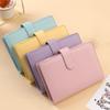Portable A6 Cash Budget Ledger Macaron Color Ruler Loose-leaf Notebook Daily Plan Magnetic Button PU Leather Folder Office