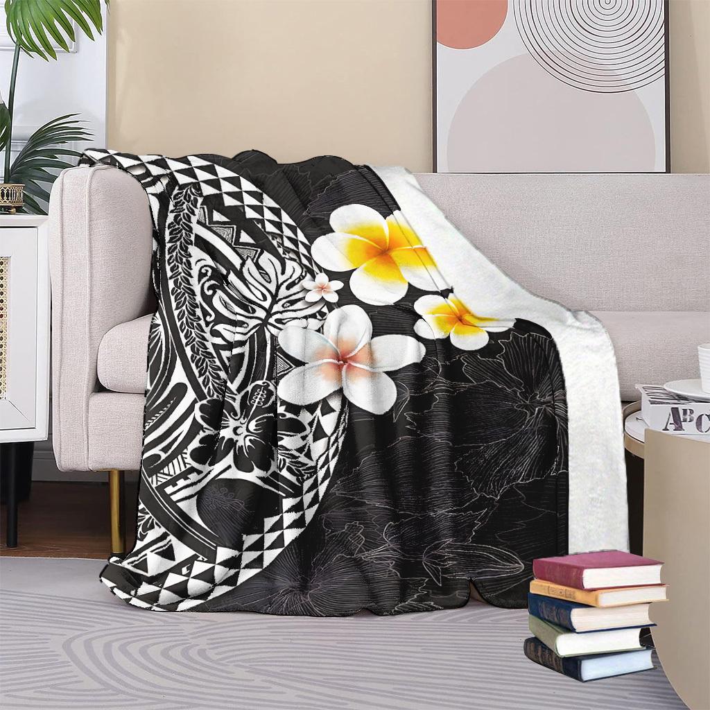 Hawaii orchid flower patterns Blanket for Sofa Bed Travel Camping Living Room Office Conditioning Blanket for All Seasons Gifts
