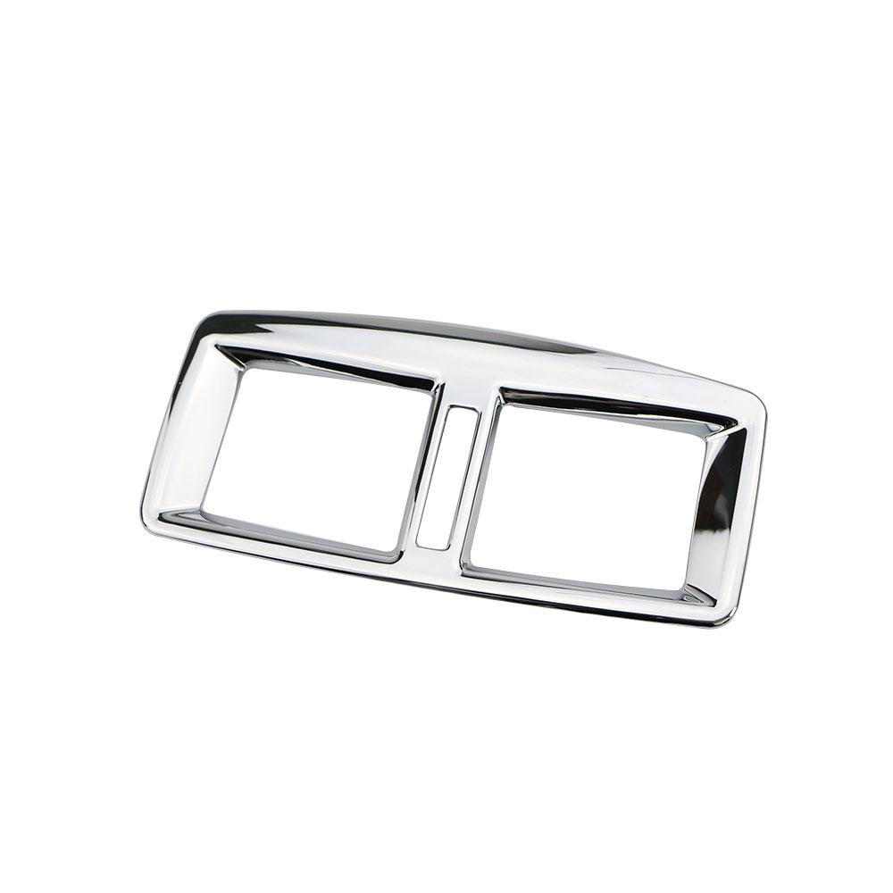 Rear Seat Air Vent Decoration Trim for Peugeot 3008 2014 2015 Car Interior Air Outlet Frame Decor Sticker Car Styling Acc