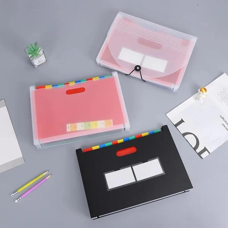Fächermappe, 13/25 Fächer, A4-Format, große Kapazität, tragbare Akkordeon-Dateibox, Dateitasche, Ablageordner-Organizer
