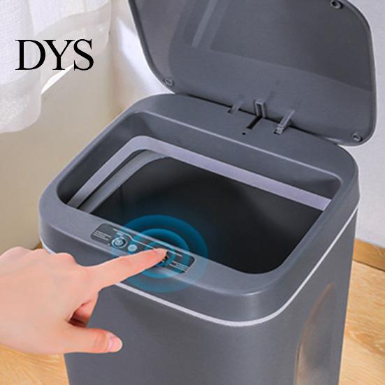 Odor Blocking Plastic Trash Can Automatic Can, Touchless Waste Bin 12L 14L 16L Capacity, Waterproof Motion Compact Kitchen Recycling Sensor