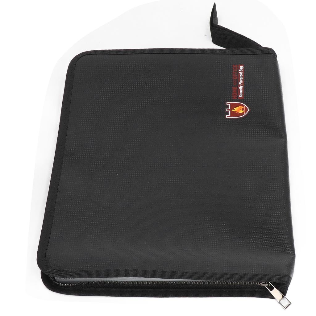 Fireproof File Folder Large Capacity 13 Layers Transparent Plastic Inner Pages Waterproof Document Holder for Office