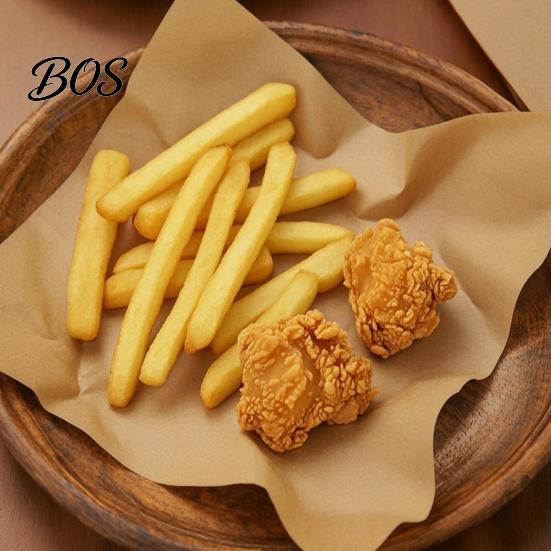 Heat Resistant Oven Liner Parchment Paper Baking Sheets, And Air Fryer Oil Sheet Liner, Disposable Non Stick Silicone Coated for Grilling High