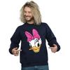 Disney Mens Daisy Duck Head Painted Sweatshirt