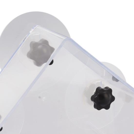 Window Bird Feeder Detachable Tray Transparent Durable Lightweight Birds Feeders with 3 Strong Suction Cups for Home 