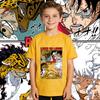 One Piece Luffy x Lucci Anime Print Boys Girls Cotton T Shirt Casual Kids Tee Top Soft Summer Clothes