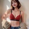 Women's Wireless Padded Bra Set: Adjustable, Push-Up One-Piece for Small Bust
