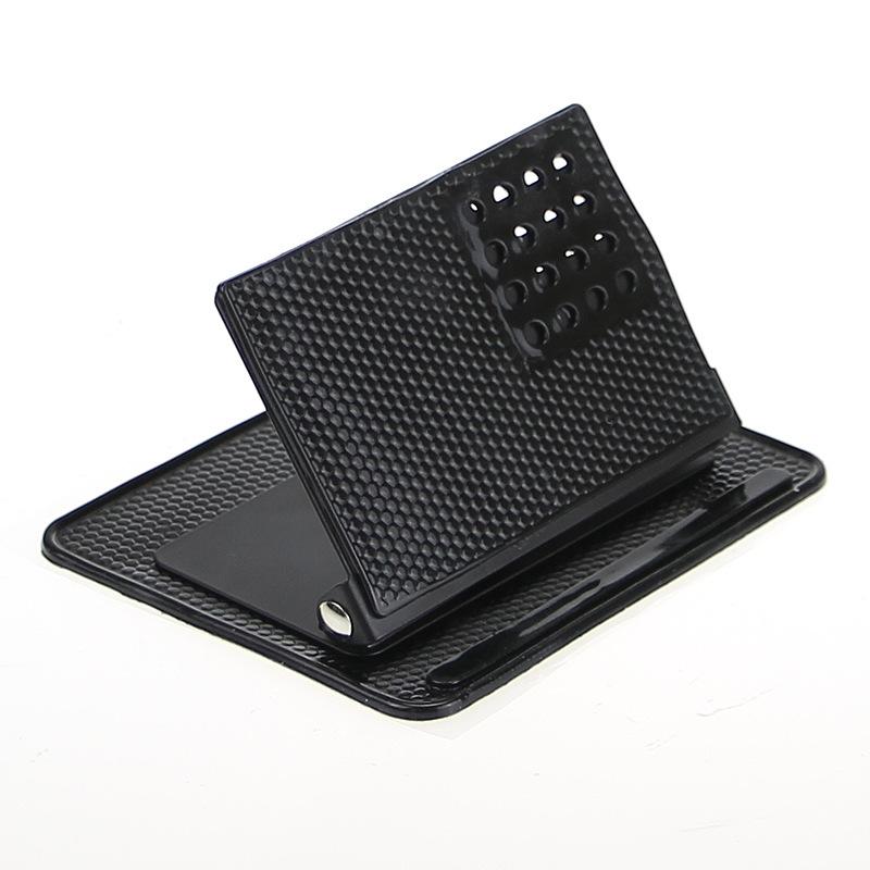 Auto 360 Grad Drehbarer Handyhalter Silikon Anti-Rutsch-Matte Automobil Armaturenbrett Einstellbarer Winkel Klebepad für GPS-Navigation
