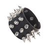 Nieuwe Punk Donkere PU Armband Voor Vrouwen Mannen Hip Hop Rock Ketting Meerlaagse Armband Trend Retro Gotische Sieraden Danser Accessoires
