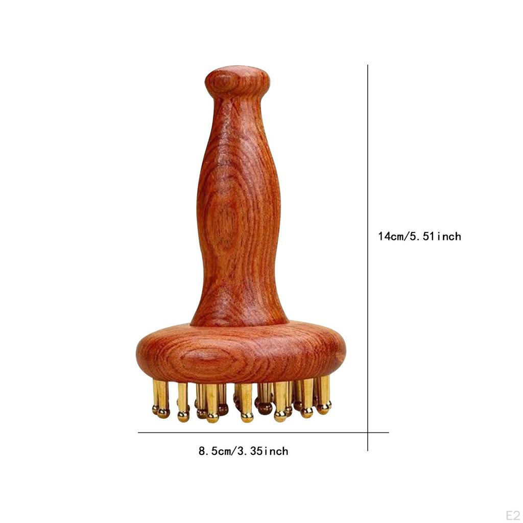 Wooden Massage Brush Guasha Scraping Relaxation Lightweight Handheld Tool Body
