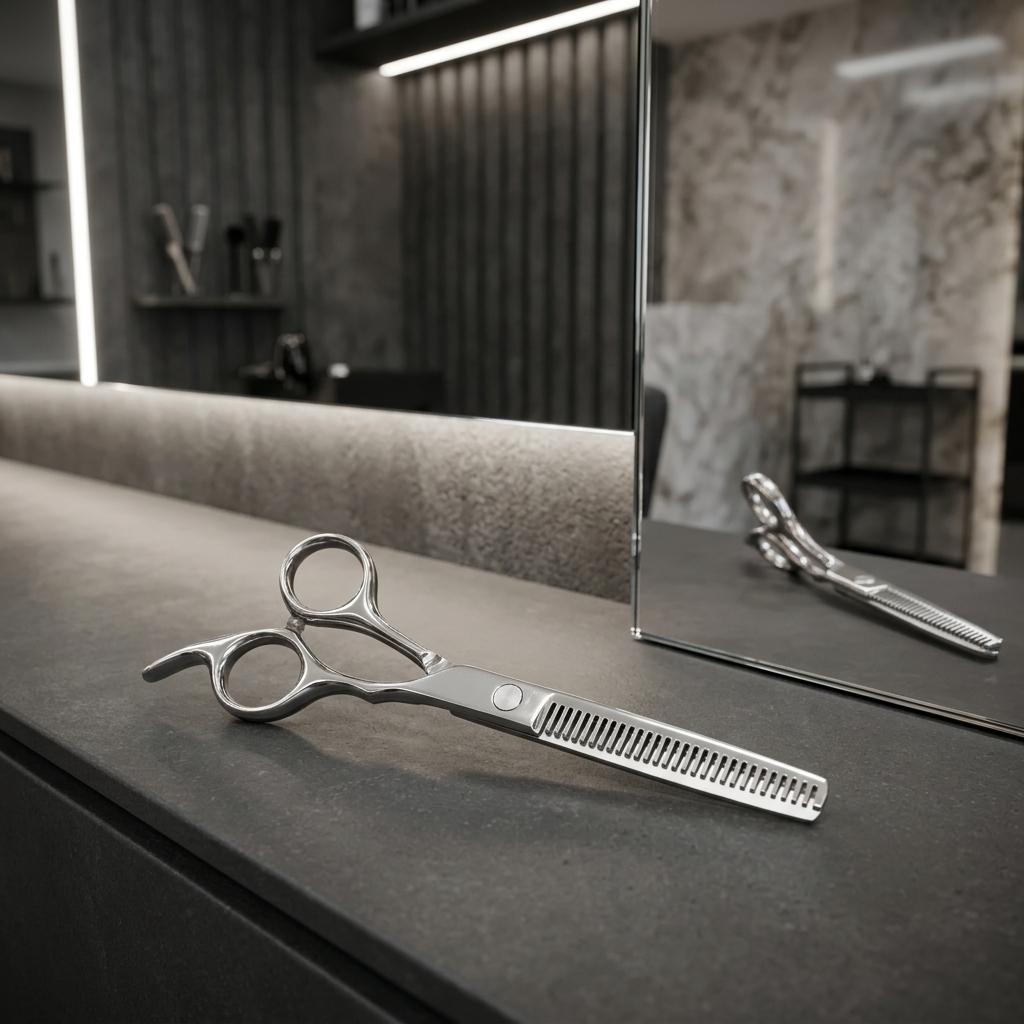Cheetah Thinning Scissors Right-Handed 6.0 Offset Hairdressing Scissors For Hair Cutting For Salon Superior Line