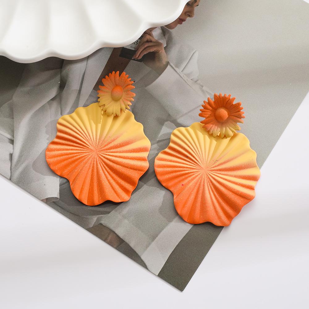 

Модные серьги-подвески для женщин оранжевый