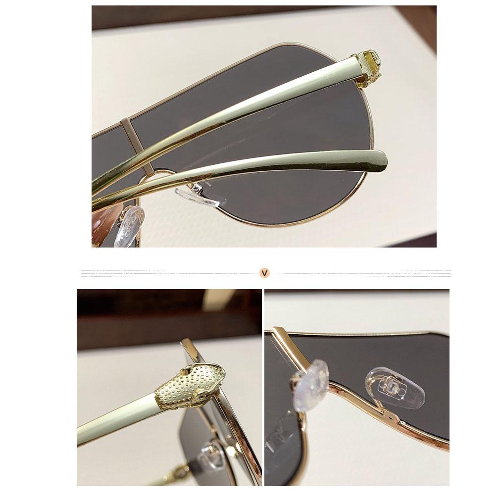 Vintage Luxury Brand Designer One Piece Sunglasses Women For Men  Popular Luxury Sun Glasses Metal Oversized Punk Eyewear