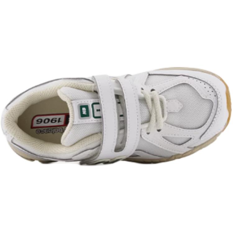 New Balance 1906R Hook & Loop Little Kid White Green Kids Sneakers PV1906SG