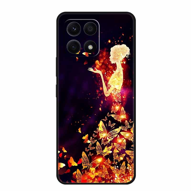 For Honor X6B Case Soft Printed Lion Wolf TPU Silicone Cover for Huawei Honor X6b Case JDY-LX1 Protection HonorX6b Girl Covers