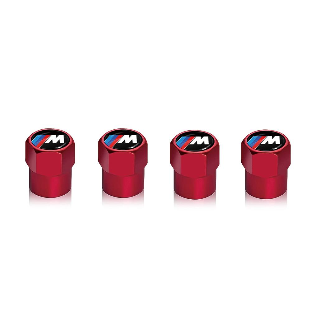 New 4Pcs Car Wheel Tire Valve Caps Air Stem Covers for BMW M E34 E36 E60 E90 E46 F10 F20 F30 X5 X6 X1 M3 M5 M6 E71 Accessories