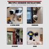 Helmet Hanger Wall Mount 180° Motorcycle Bicycle Helmet Rack Motorbike Cycling Clothes Coat Jacket Cap Bag Wig Key Display Rack