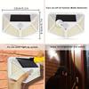 Solar Light Outdoor 100 LED Wall Lamp PIR Motion Sensor Lamp Waterproof Stairs Lights for Courtyard Garden Street Decoration