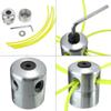 Aluminum Linehead String Grass Trimmer Head Spool Set for Lawn Mower Cutter