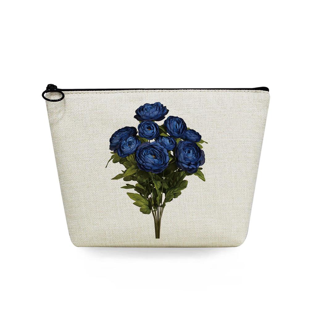 Women Flower Print Cosmetic Bag Toiletries Organize Travel Storage Case 6747