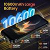 Oukitel WP28E Rugged Cell Phone, 6.52-inch HD+ Display, 10600mAH Smartphone,8GB+64GB, IP68 &IP69K & MIL-STD-810H, Rear Camera 13MP