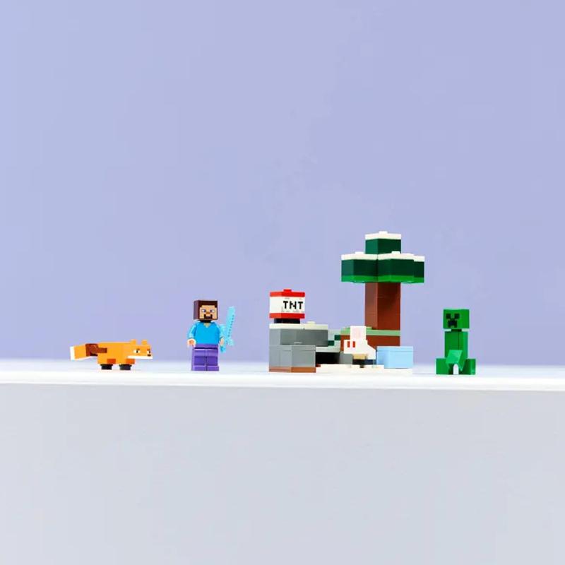 LEGO 21583 Steve's Taiga Adventure Block Toys