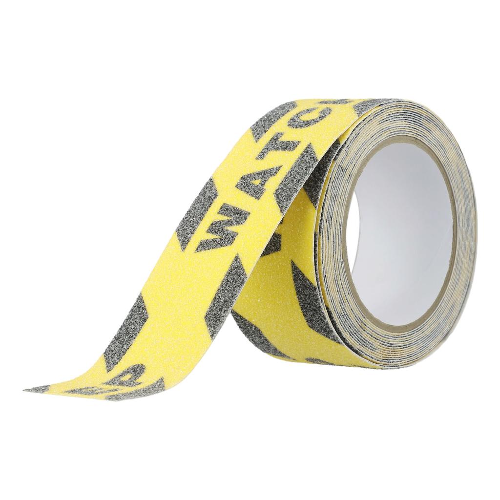 Vorsicht Stufe Anti-Rutsch Treppenaufkleber, 5CM*5M, Zuverlässige Leistung und Einfach anzubringen, Geeignet für jeden Raum