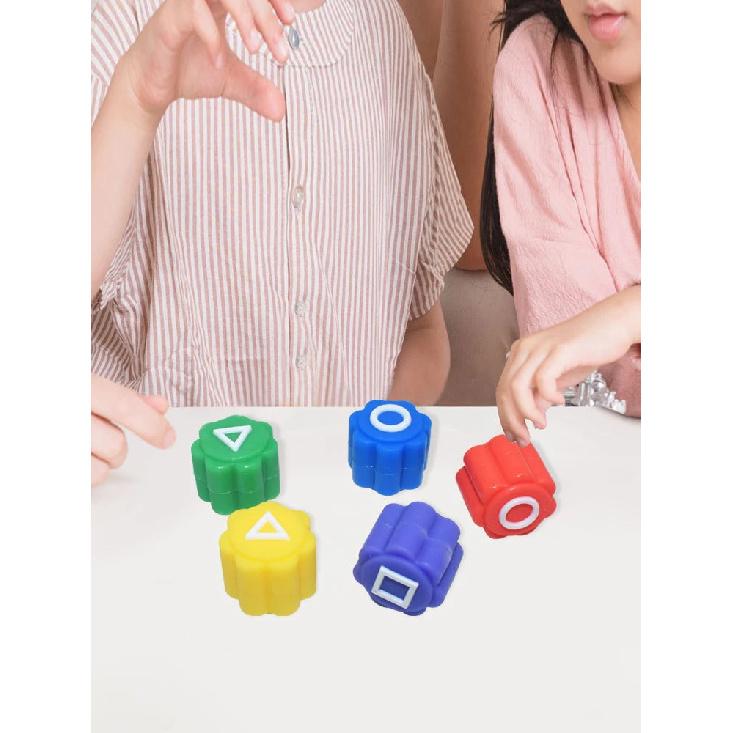 Set 3d Printing Calamari Game Dice Party Game Props Square Circle Triangle Printing Bar Games Party Props Korean Film Play Game