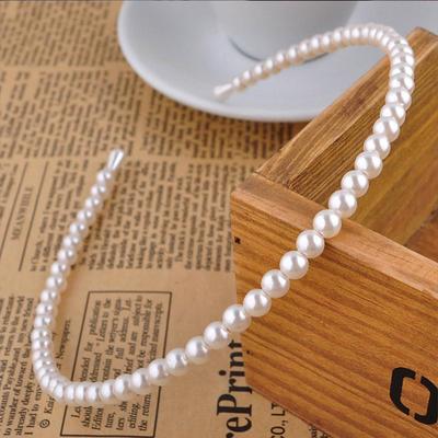 Koreanische Perlen Imitation Perle Haar Hoop Mode Süße Chic Stirnbänder Ornamente