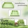 Seed Starter Tray Reusable Plastic Propagation for Gardening