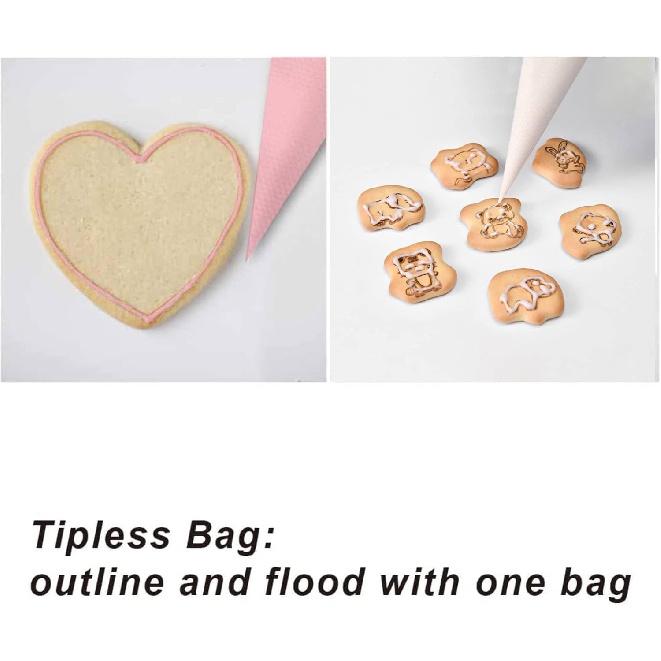 Mini Piping Bags, Disposable 7.6in Small Piping Bags 200pcs, Pastry Piping Bags for Cream Frosting, Icing Bags for Cake and Dessert Decorations Cake