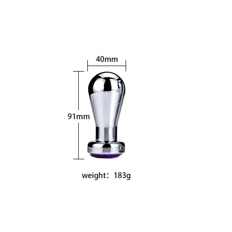 RUNYU Large Anal Plug Metal Lighting Modeling Butt Plug Women Men Anal Expansion Couple Adule Sex Toy 18+